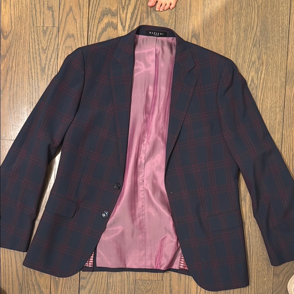 Nautica Men's Black and Red Blazer